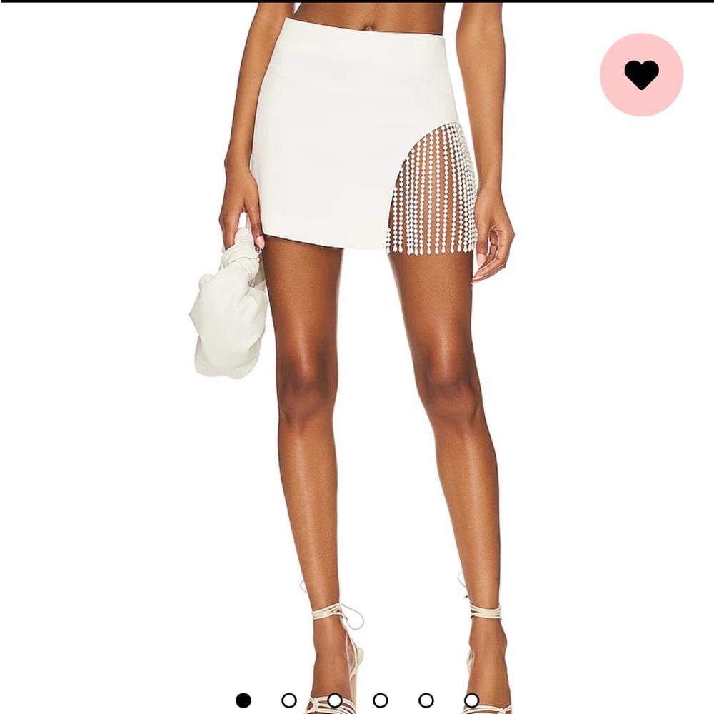 Camila Coelho Pearl Mini Skirt